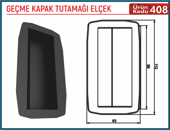Geçme Kapak Tutamağı Elçek