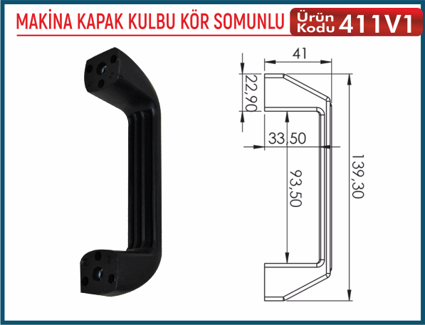 Makina Kapak Kulbu Kör Somunlu
