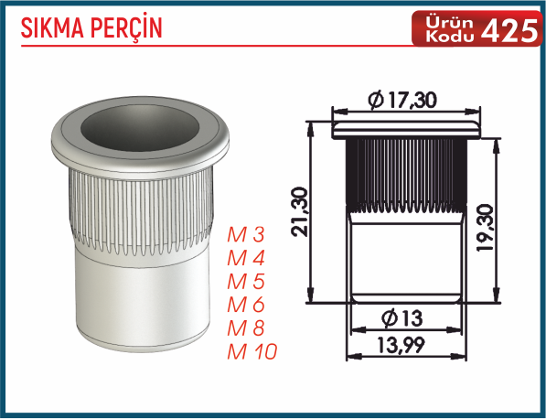 Sıkma Perçin