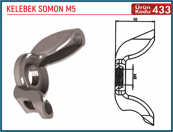 Kelebek Somun M5