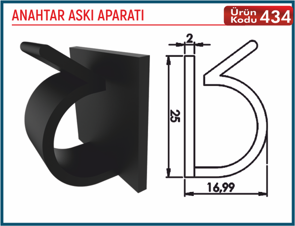 Anahtar Askı Aparatı