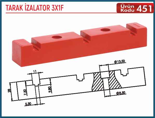 Tarak İzalatör 3x1F