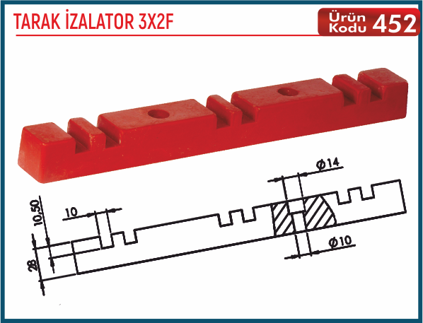 Tarak İzalatör 3x2F